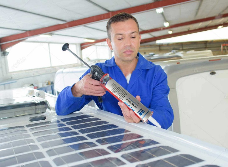 Photovoltaic module frame sealant